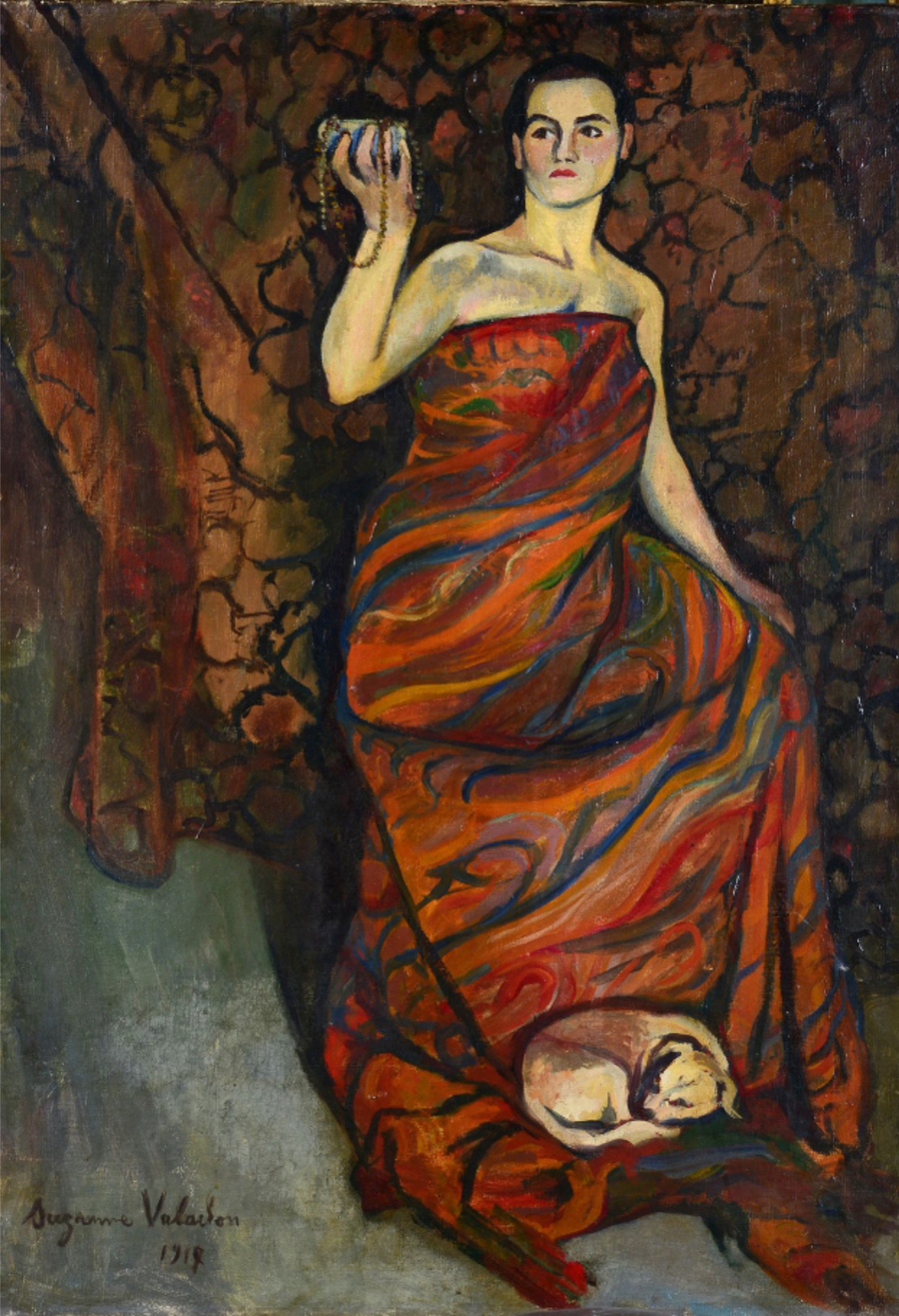 La Dame au petit chien - Suzanne Valadon