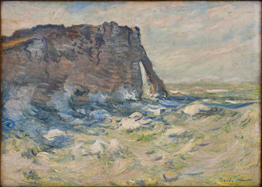🎨 بوابة أفال في إترتا - كلود مونيه، حوالي 1886
