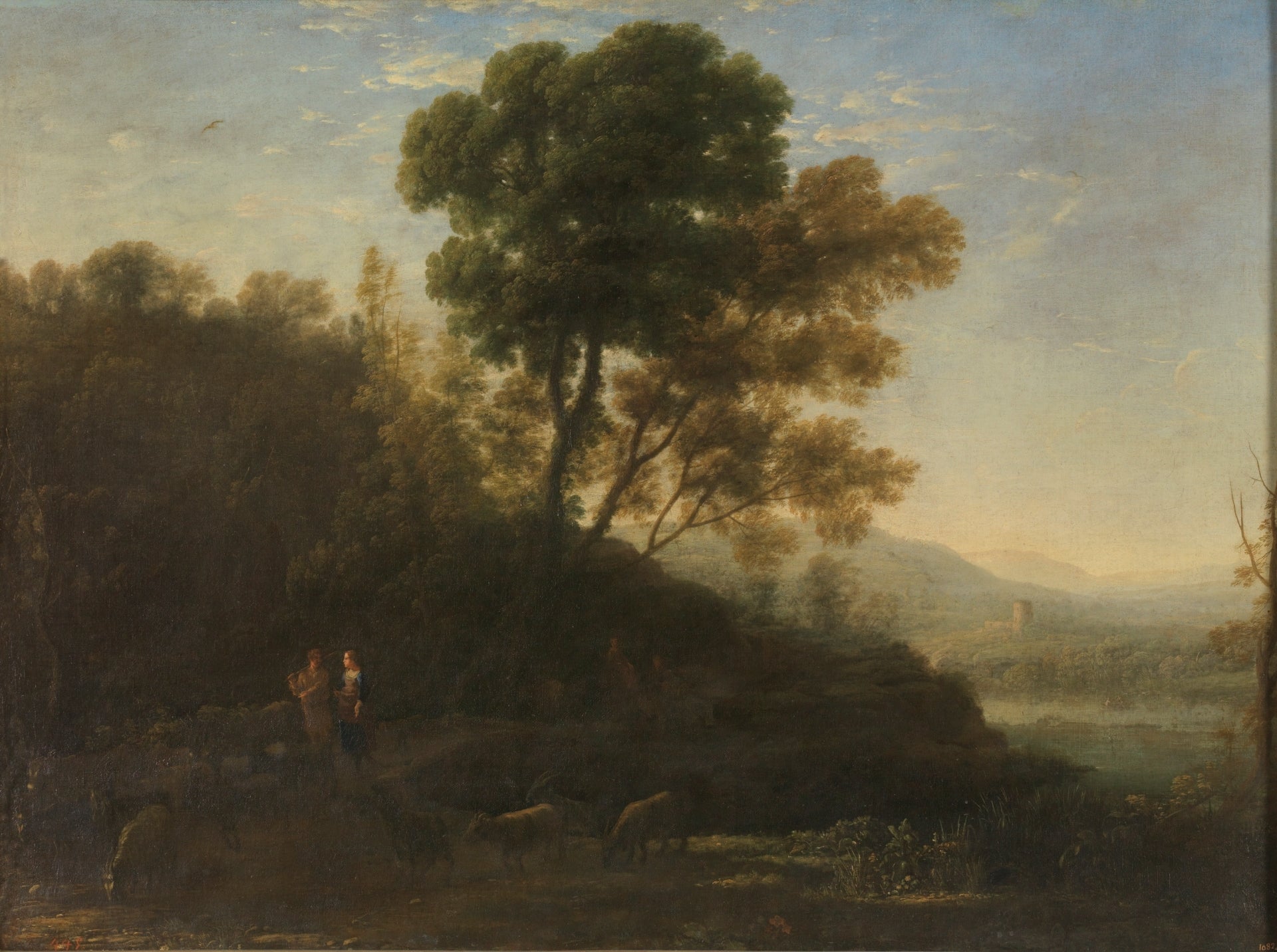 Départ avec le troupeau - Claude Lorrain