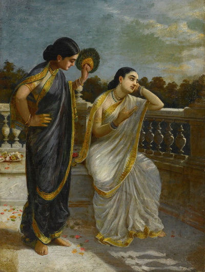 Damayanti (Sans titre) - Ravi Varmâ - Alpha Reproduction