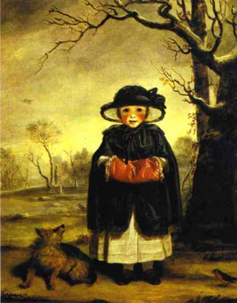 Lady Caroline Scott dans le rôle de « Winter » - Joshua Reynolds