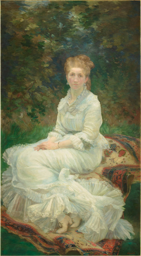 La Dame en blanc - Marie Bracquemond - Alpha Reproduction