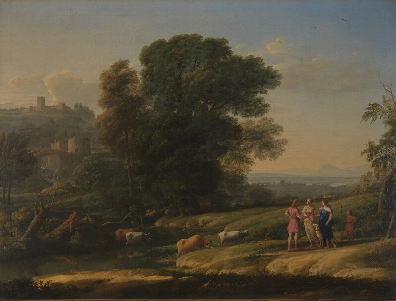 Paysage avec Céphale et Procris réunis par Diane - Claude Lorrain
