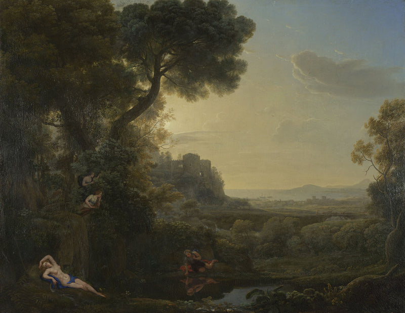 Paysage avec Narcisse et Écho - Claude Lorrain
