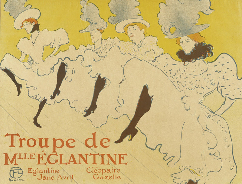 La Troupe de Mlle Églantine - Henri de Toulouse-Lautrec
