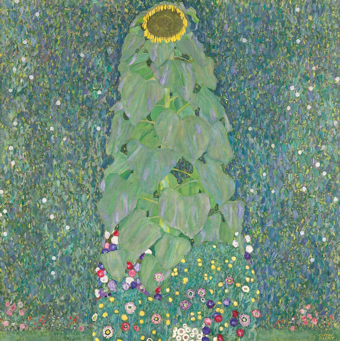 🌻🎨 دوار الشمس – غوستاف كليمت (1907)