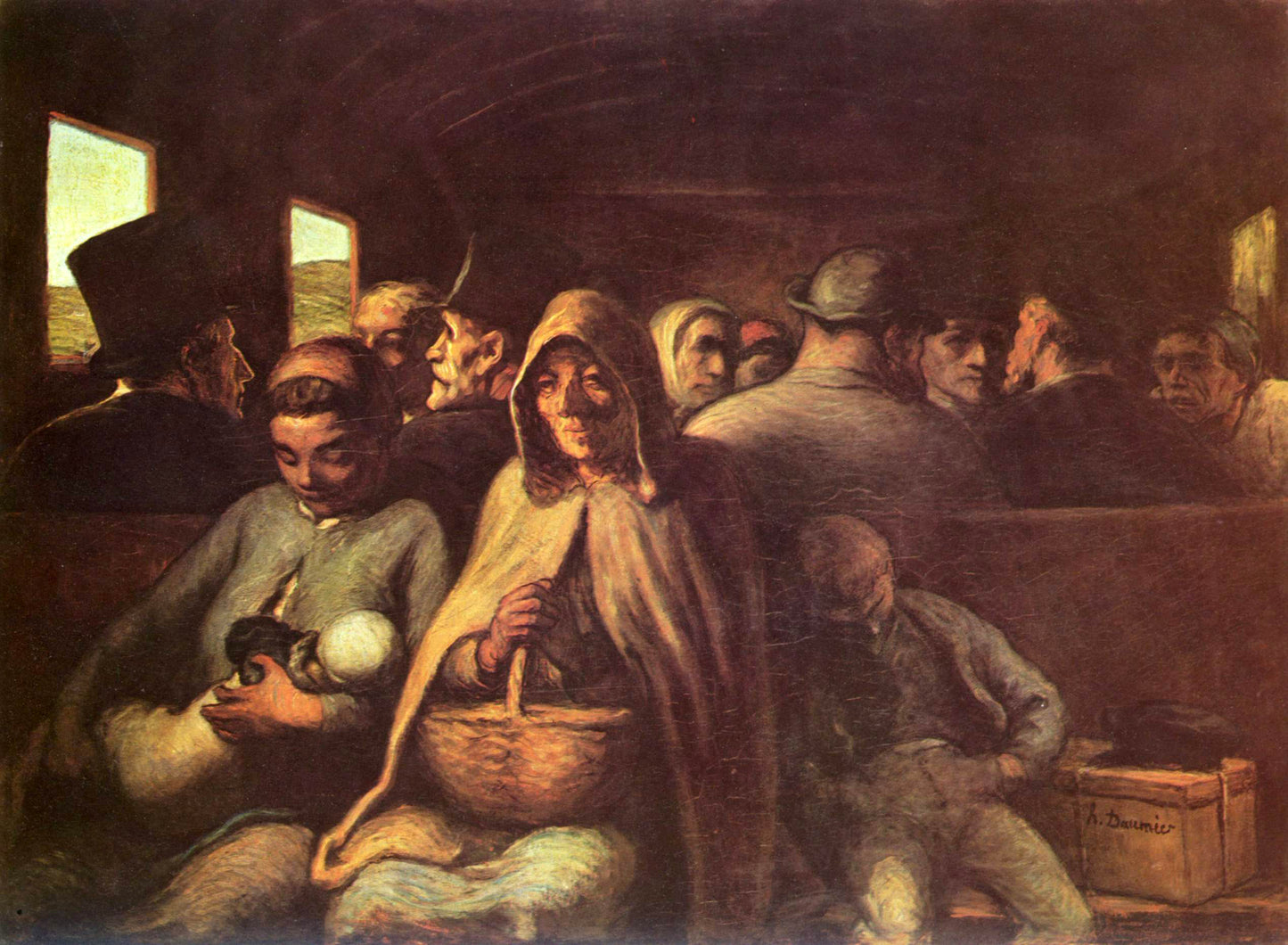 عربة الدرجة الثالثة – أونوريه دوميي (حوالي 1862–1864)