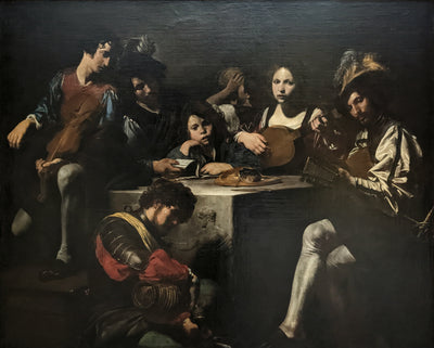 Le Concert au bas-relief - Valentin de Boulogne