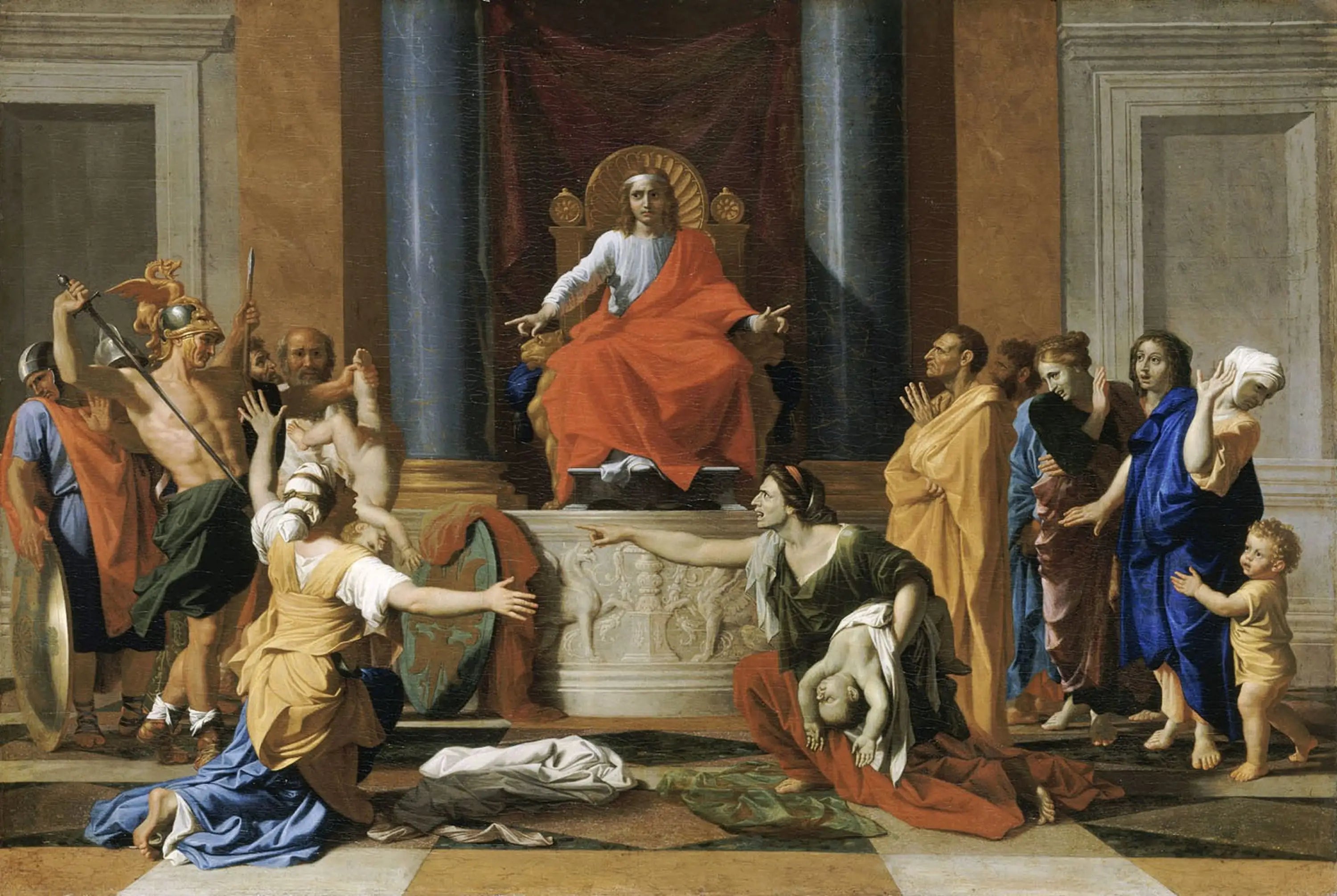 Le Jugement de Salomon - Nicolas Poussin - Alpha Reproduction