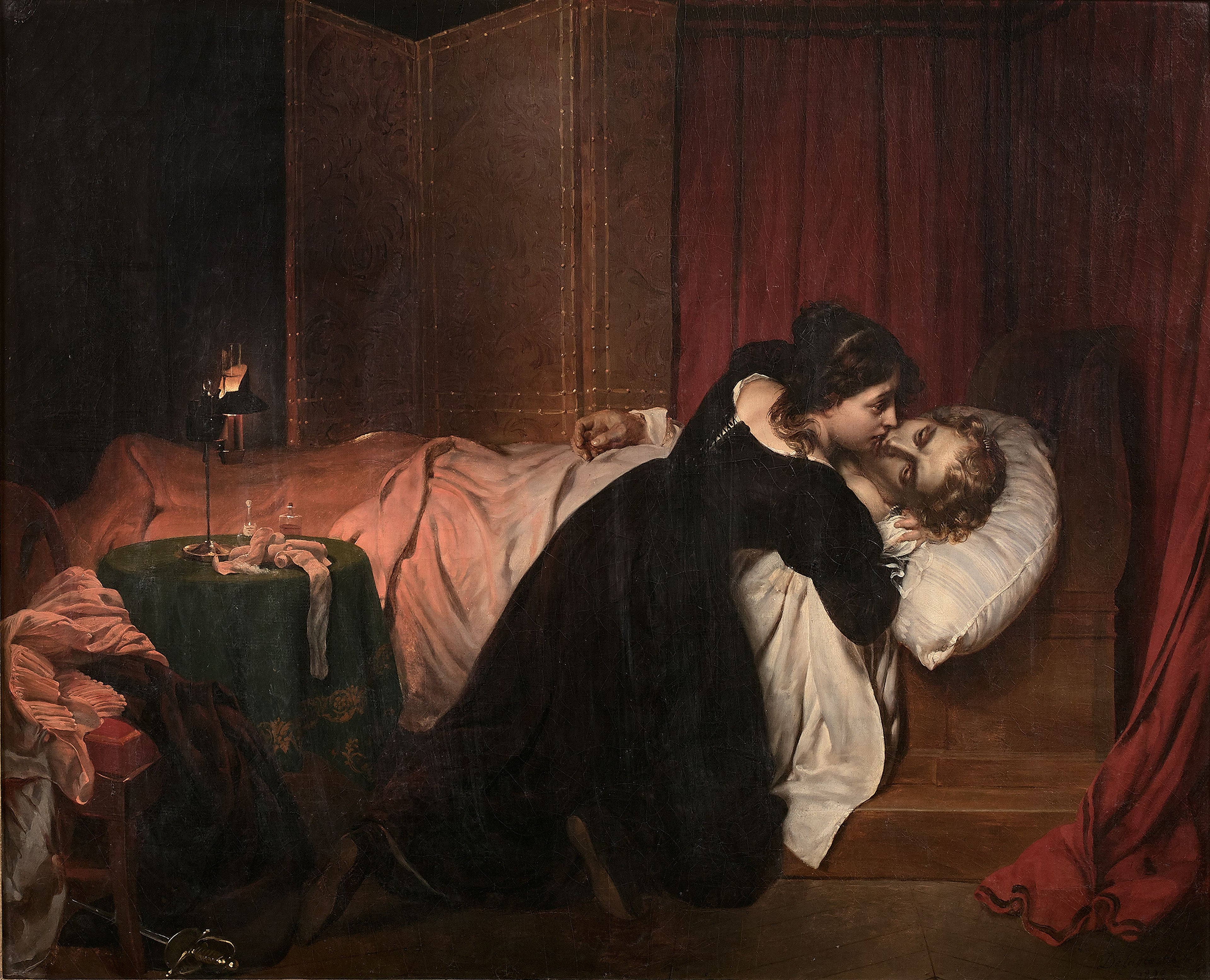 Les Suites d'un duel - Paul Delaroche