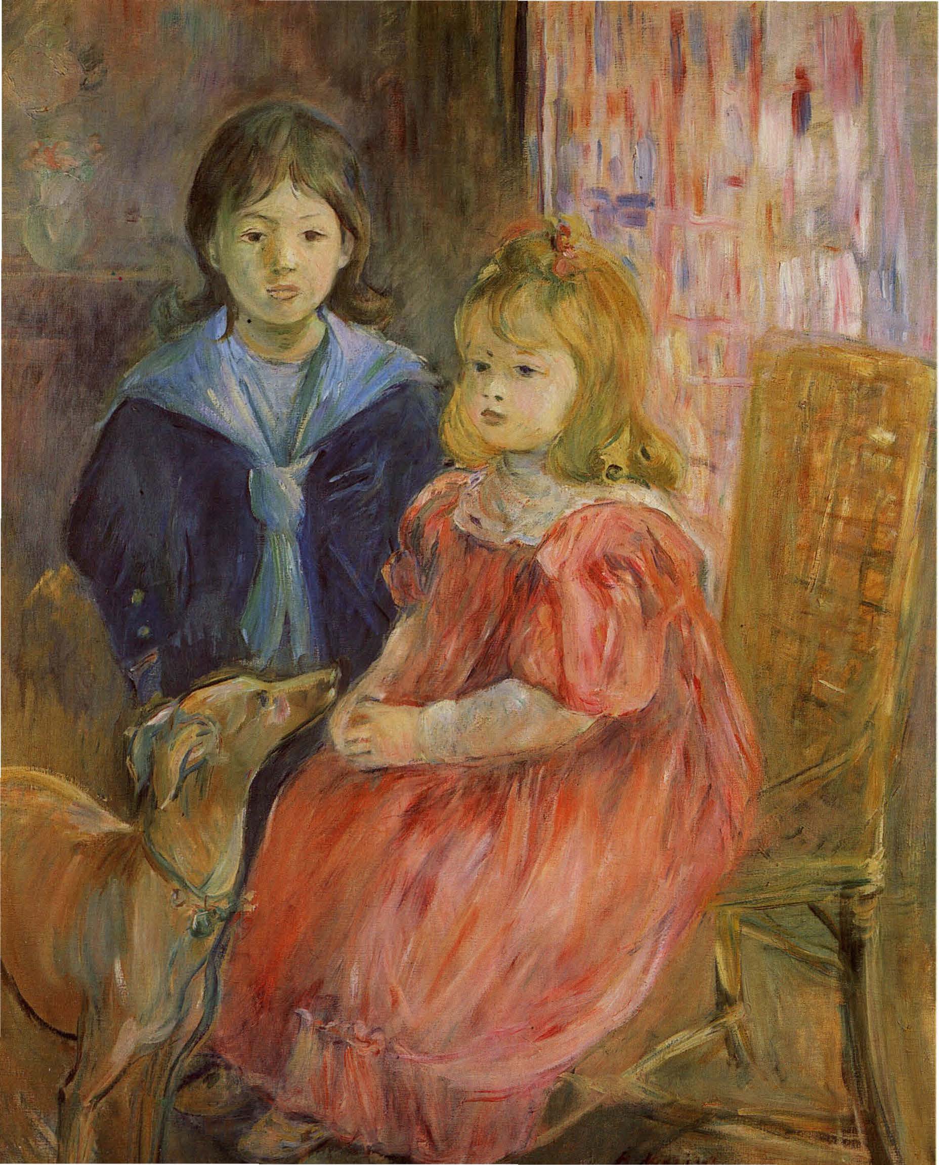 Reproduction du tableau « Les Enfants de Gabriel Thomas - Berthe Morisot » par Alpha Reproduction en peinture à l’huile