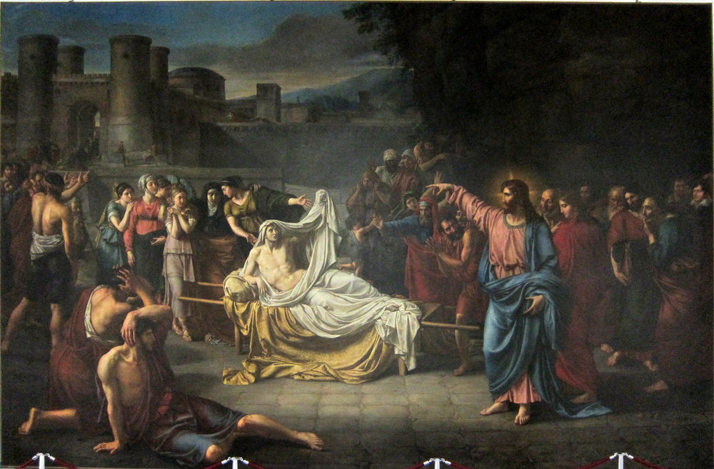 La Résurrection du fils de la veuve de Naïm - Jean-Baptiste Wicar