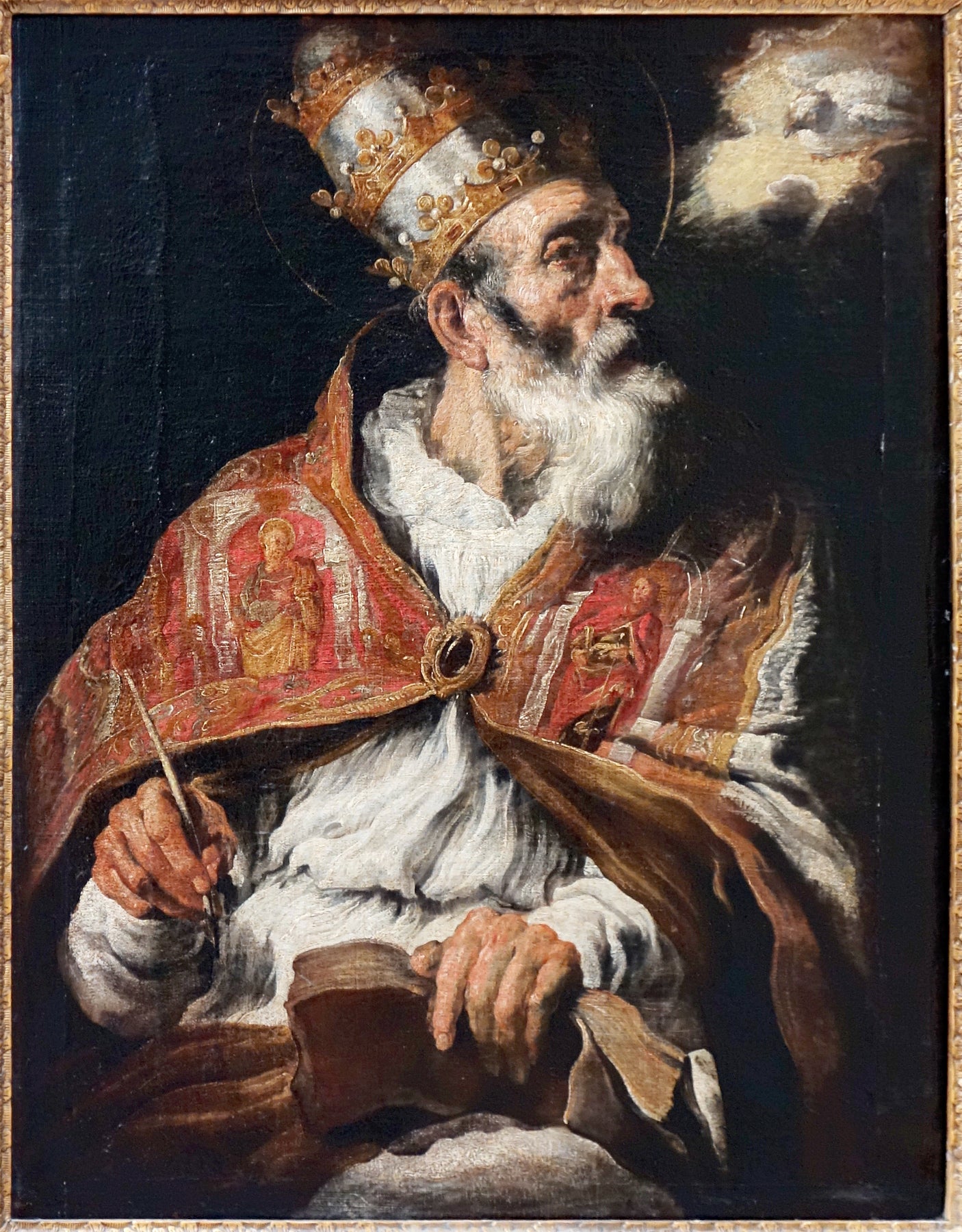 Saint Grégoire-le-Grand - Domenico Fetti image 1 reproduction réalisée par Alpha Reproduction