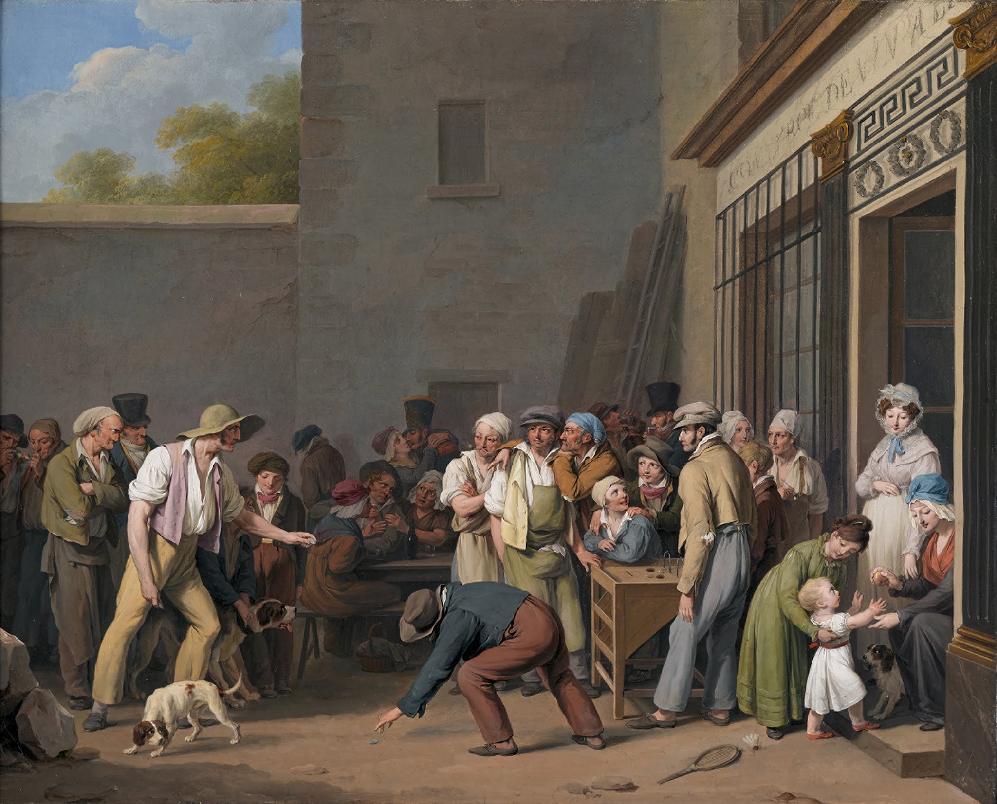 Le jeu du tonneau - Louis-Léopold Boilly