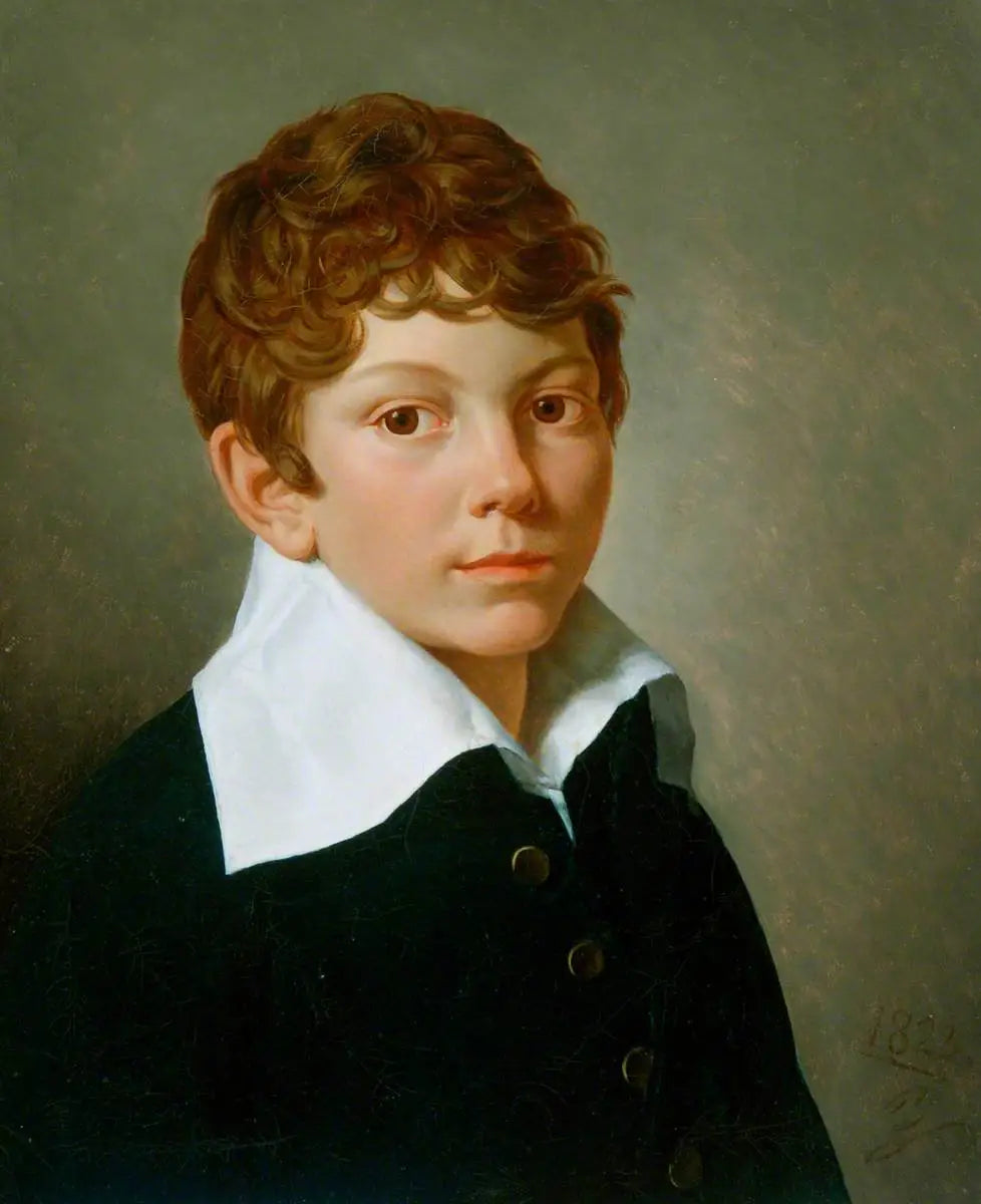 Portrait d’un garçon - Louis-Léopold Boilly - Alpha Reproduction