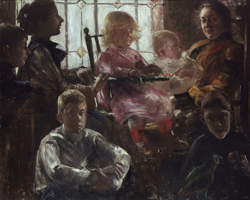 La famille du peintre Fritz Rumpf - Lovis Corinth