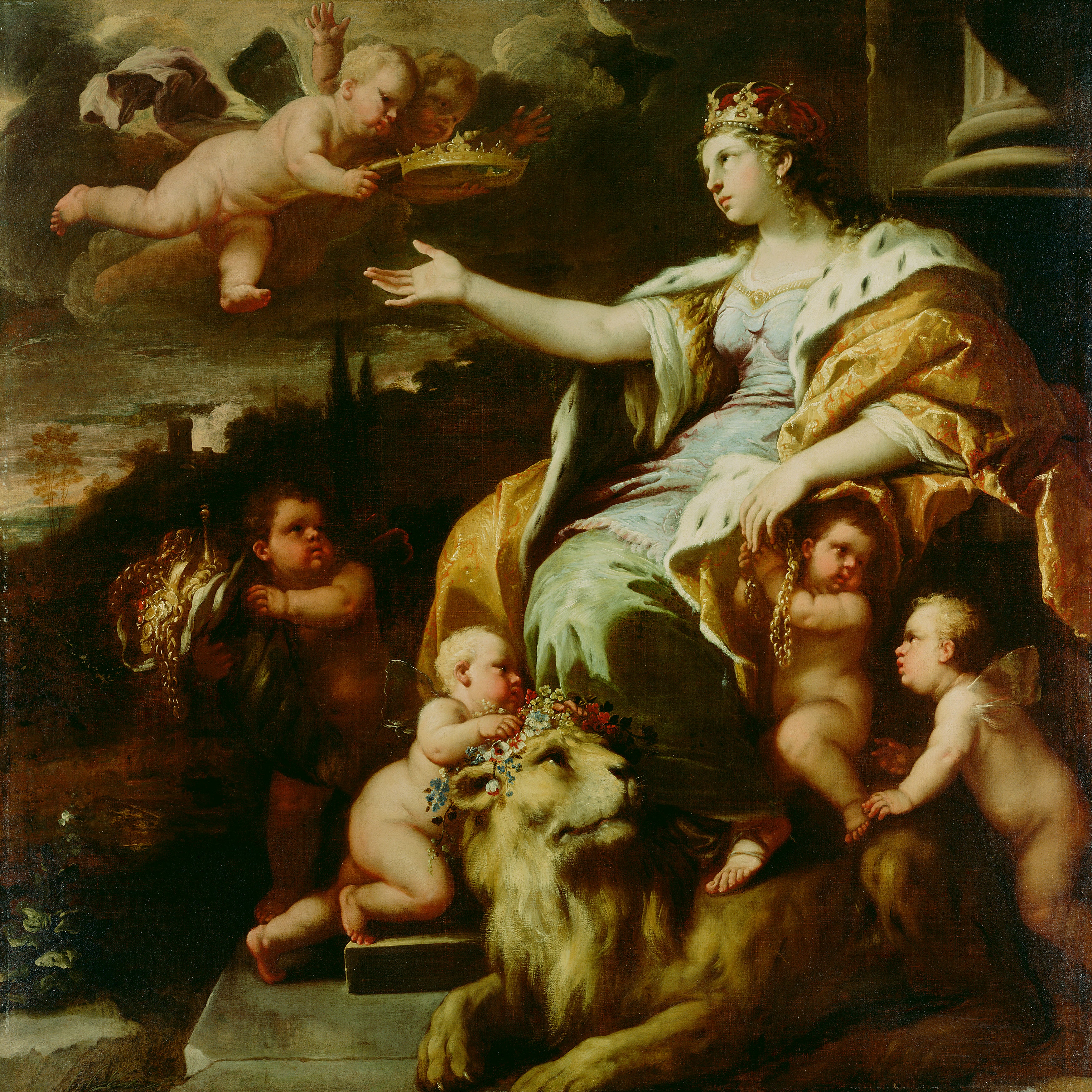 Allégorie de la Magnanimité - Luca Giordano