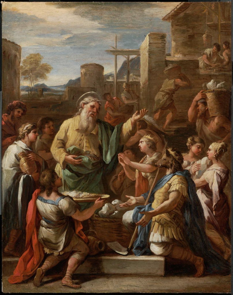 Le roi Tiridate devant saint Grégoire l'Arménien - Luca Giordano