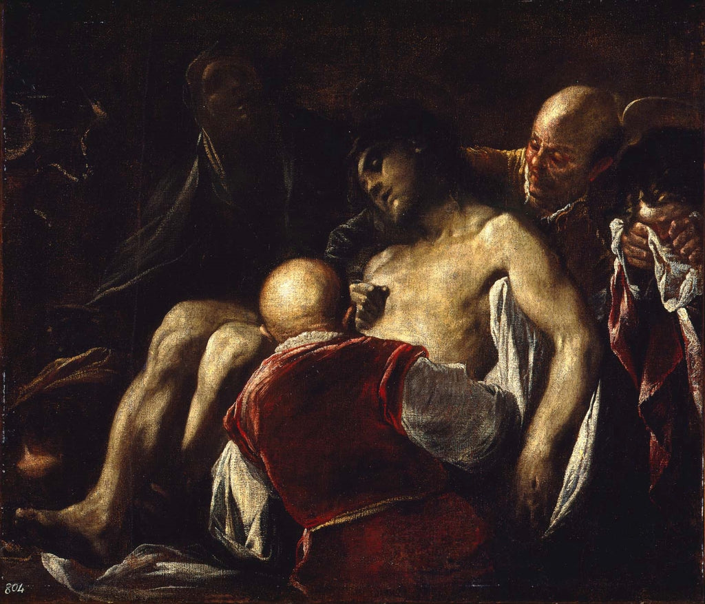 La mise au tombeau du Christ - Luca Giordano