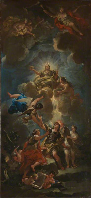 Allégorie de la sagesse divine - Luca Giordano