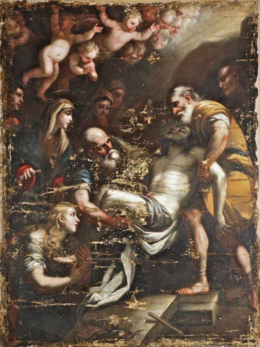 L'ensevelissement - Luca Giordano