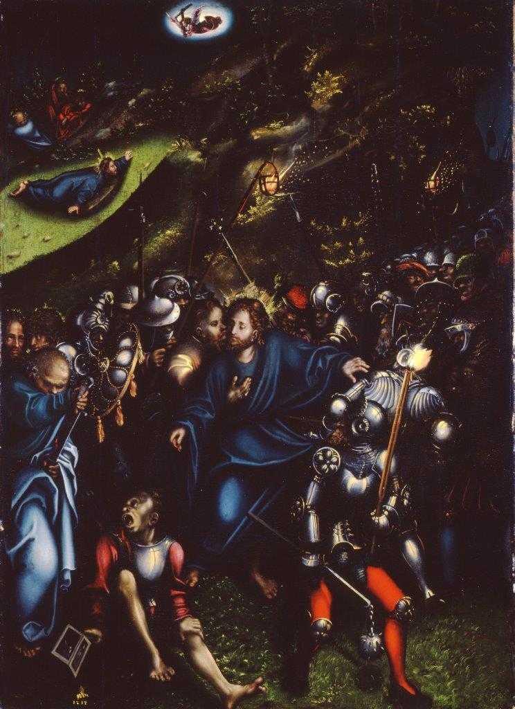 La trahison et la capture du Christ - Lucas Cranach the Elder