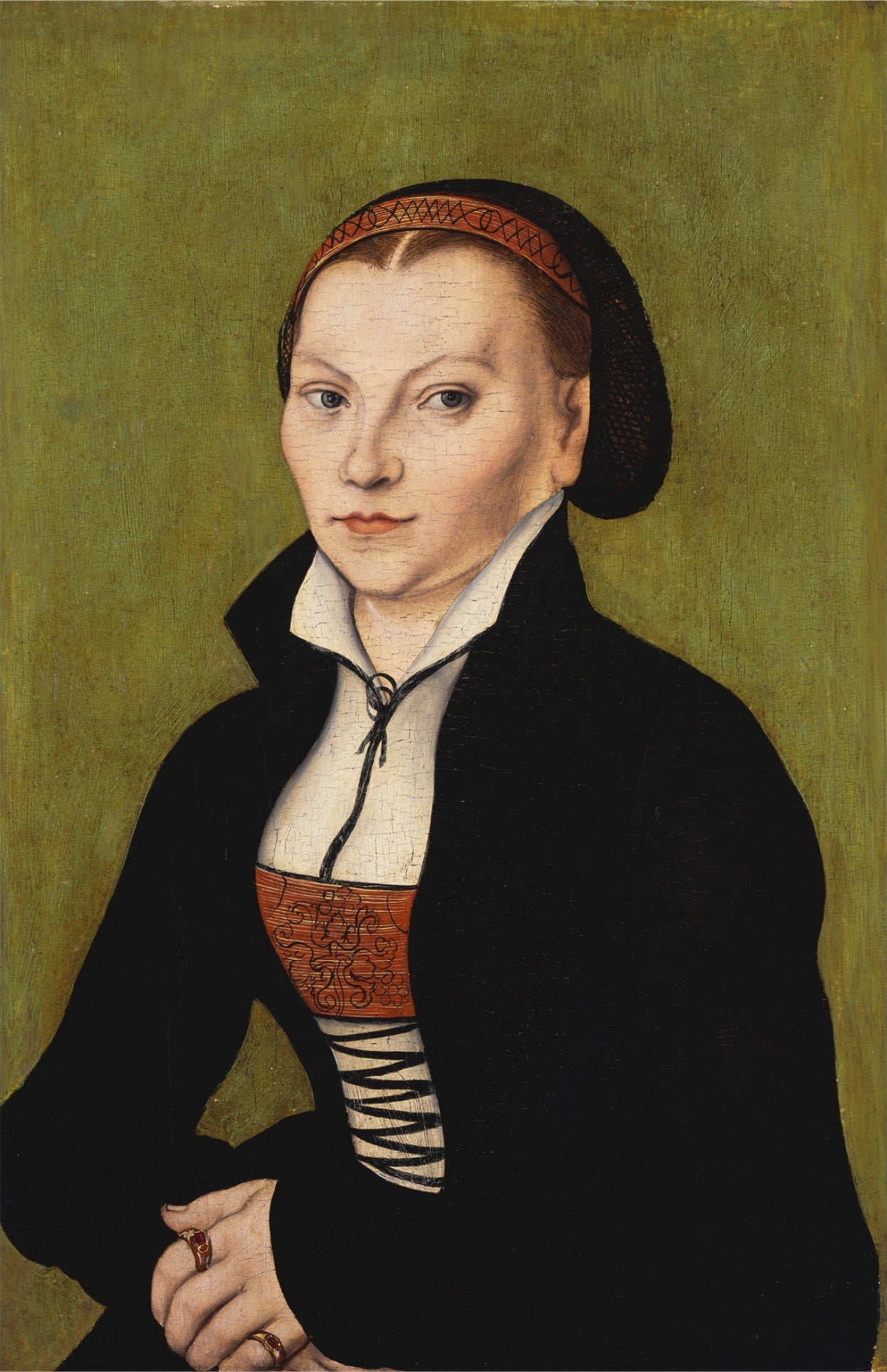 Catherine de Bora, à mi-corps, regardant vers la gauche - Lucas Cranach the Elder