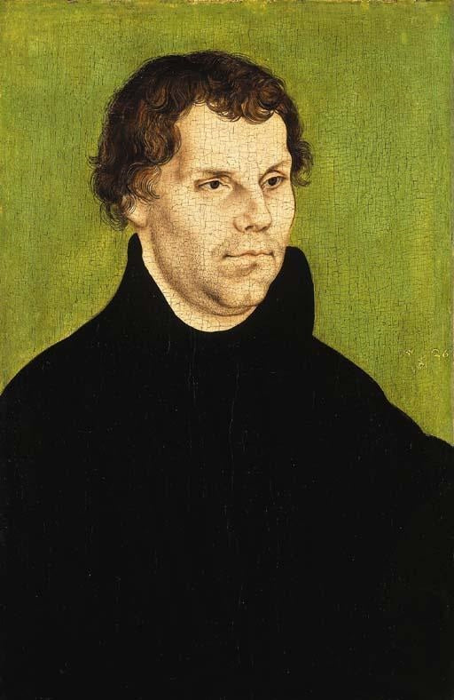 Portrait de Martin Luther - Lucas Cranach the Elder