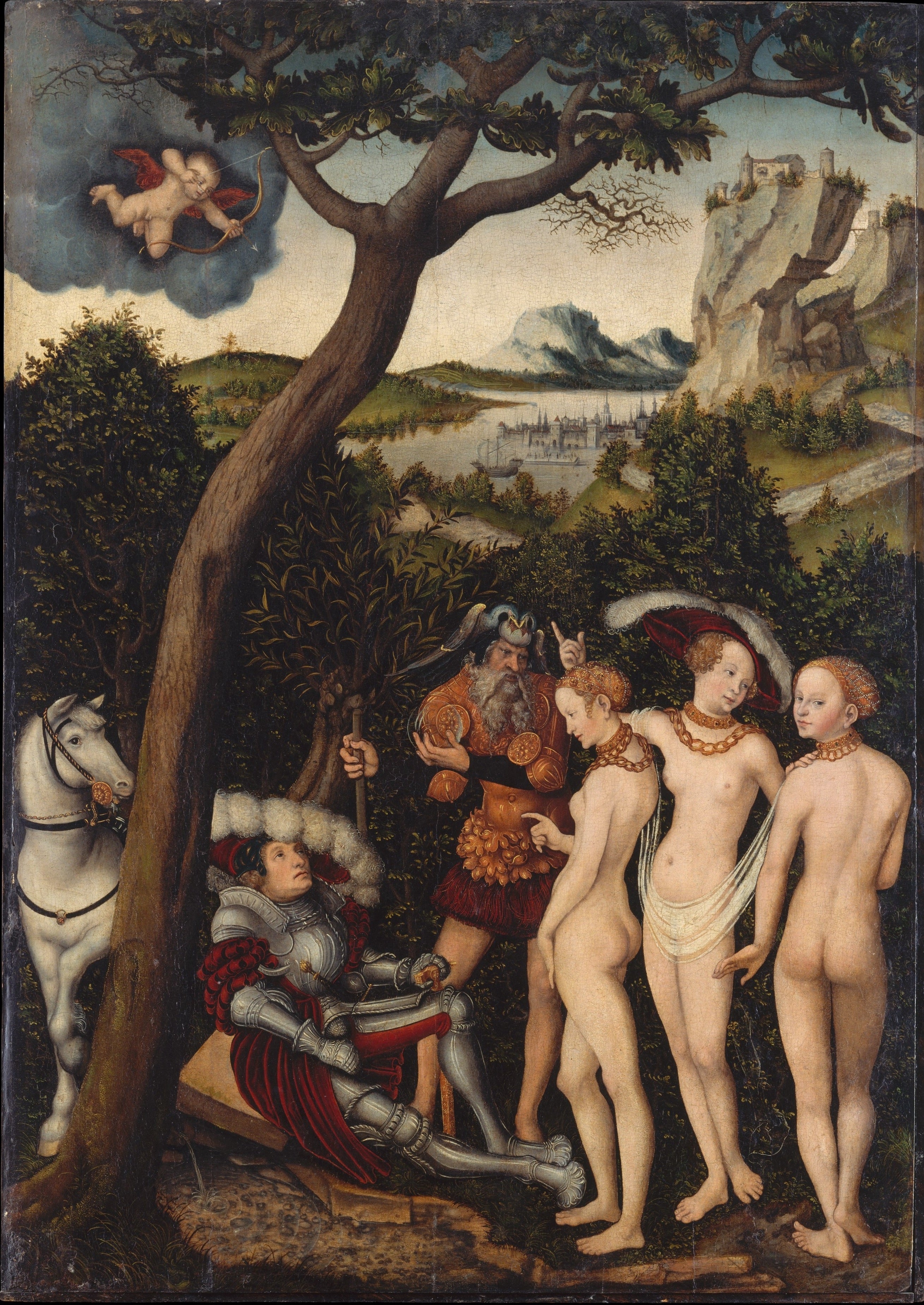 Le Jugement de Pâris - Lucas Cranach the Elder