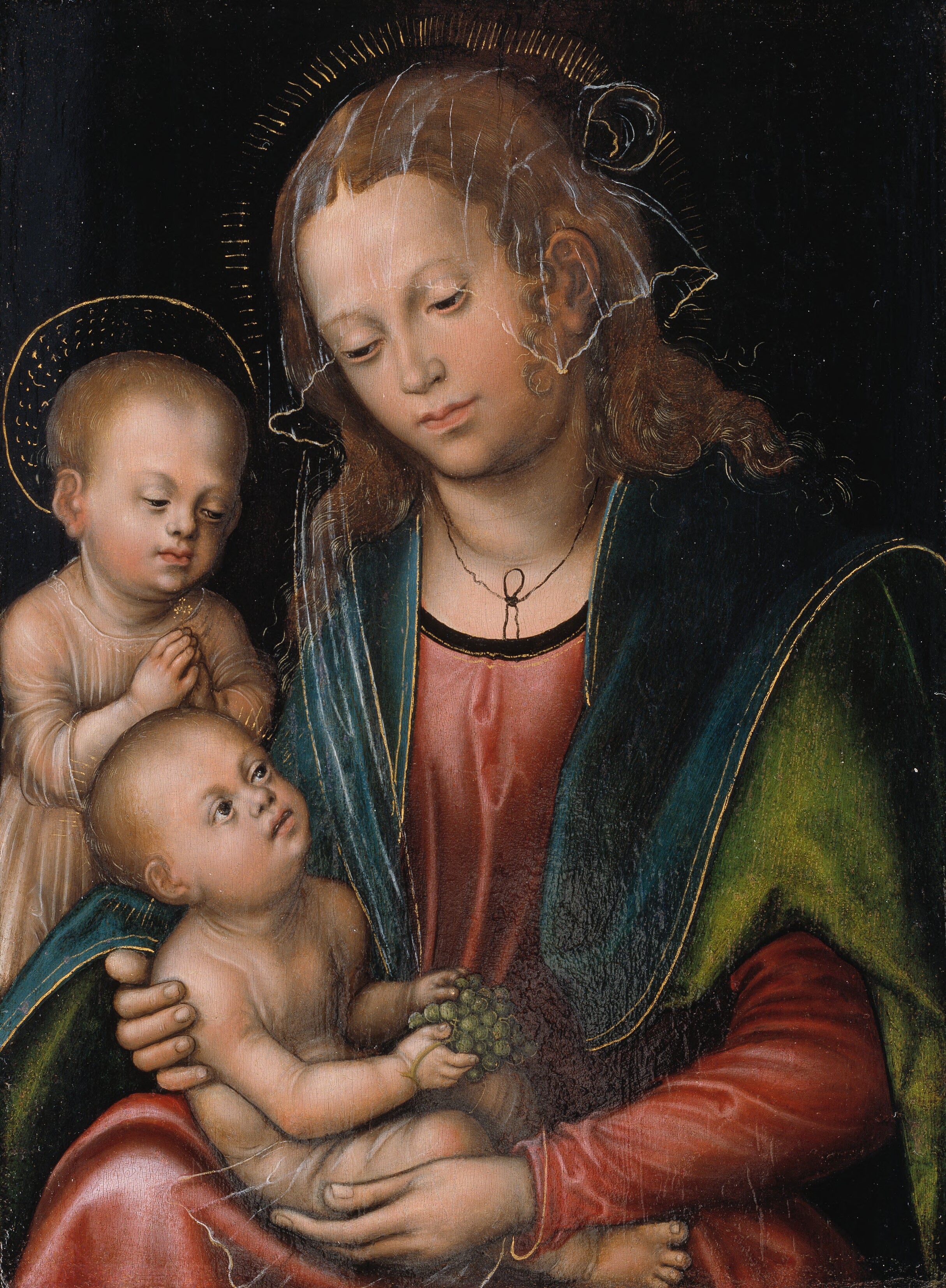La Vierge à l'Enfant adorée par le petit saint Jean - Lucas Cranach the Elder