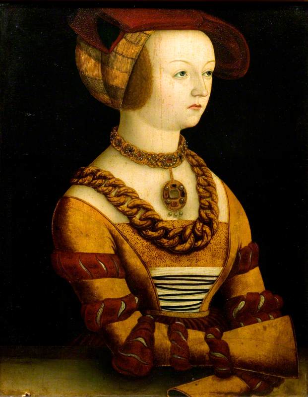 Portrait d'une dame en costume vers 1530 - Lucas Cranach the Elder