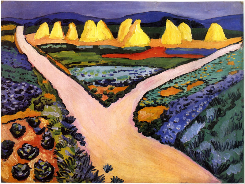 حقول الخضروات - أوغست ماكه