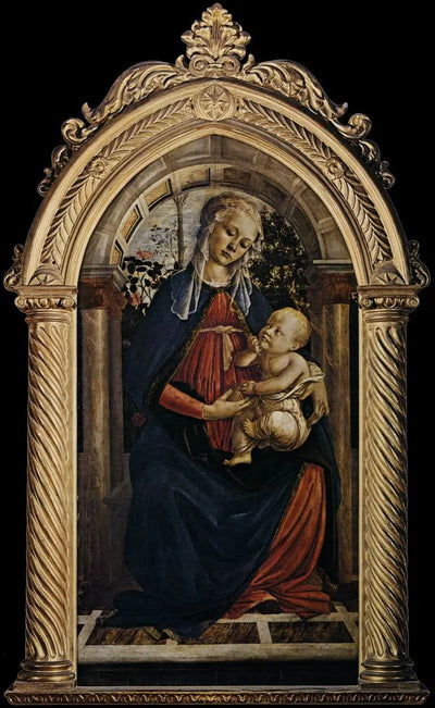La Vierge à la roseraie - Sandro Botticelli - Alpha Reproduction