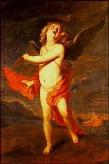 Cupidon et Neptune - Antoine van Dyck