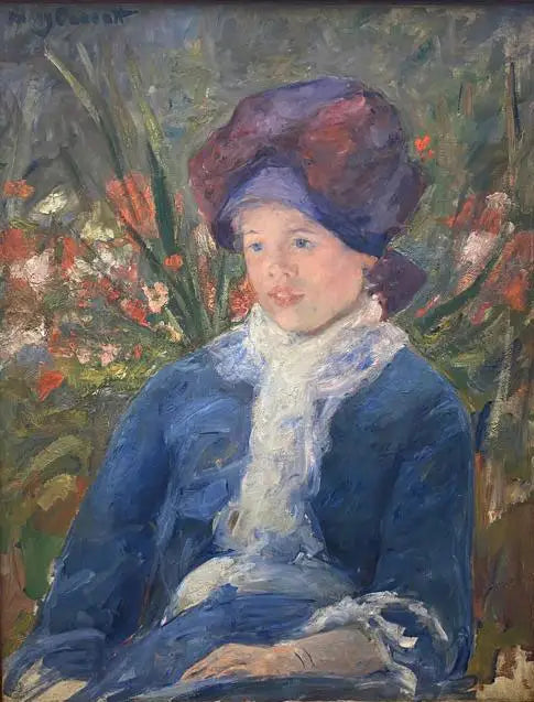 Reproduction du tableau « Susan assise dans un jardin - Mary Cassatt » par Alpha Reproduction en peinture à l’huile