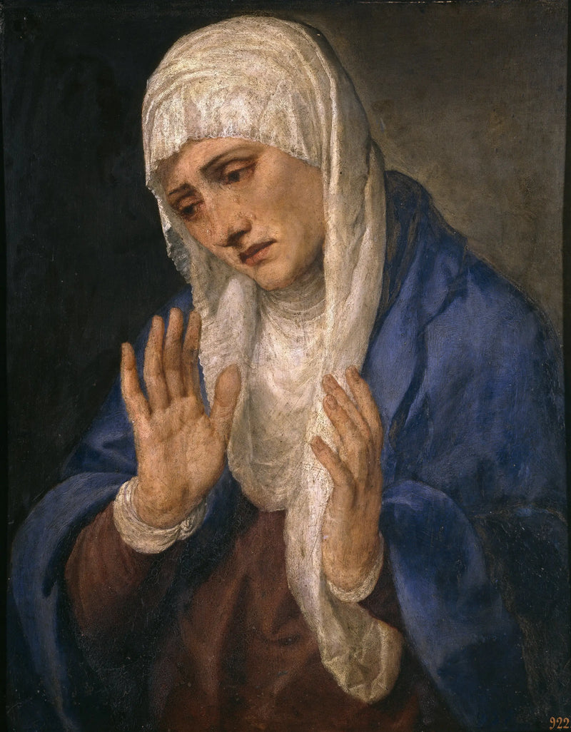 Mater Dolorosa مع الأيدي المبعثرة - تيتيان