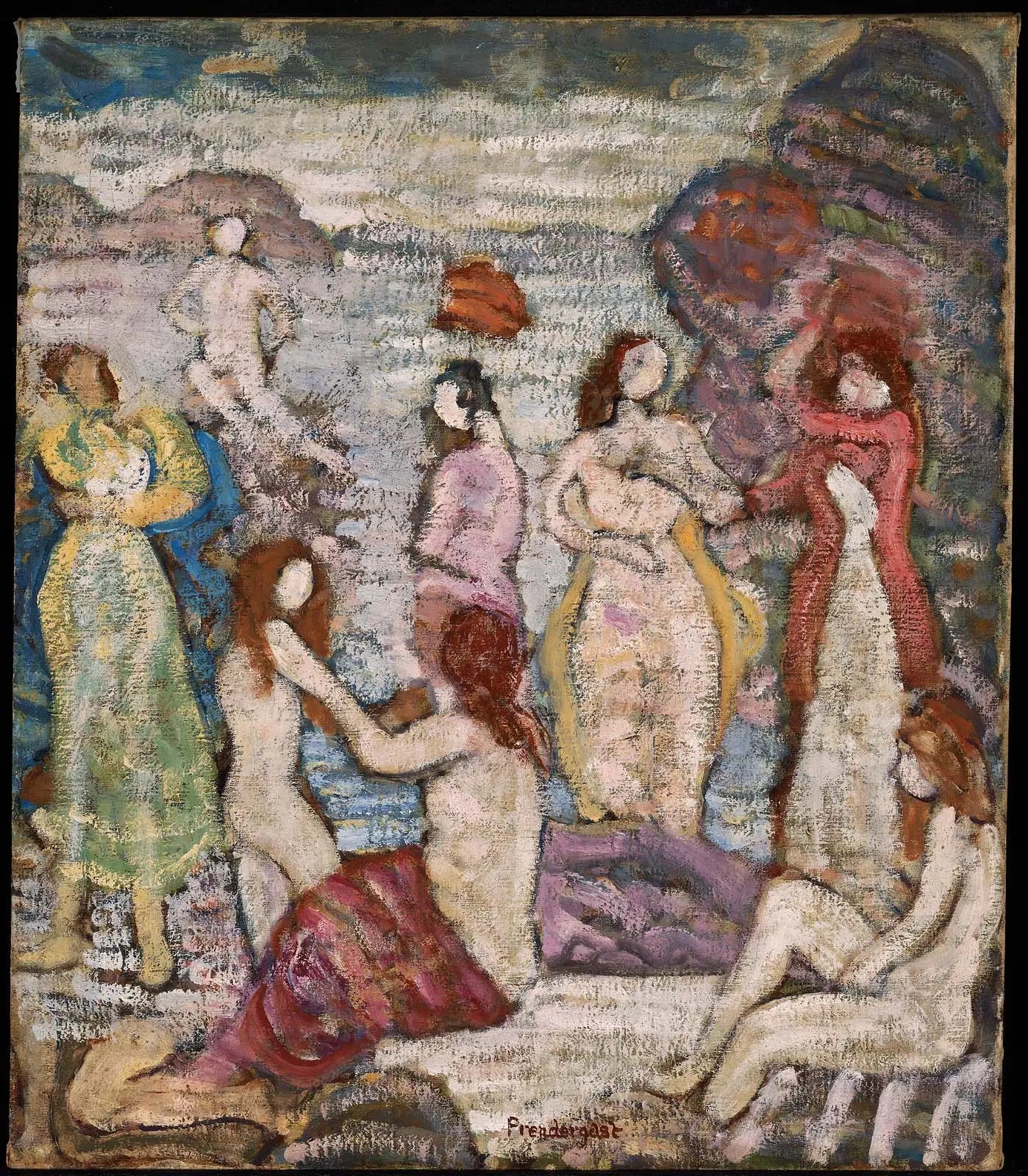 Huit baigneurs - Maurice Prendergast - Alpha Reproduction