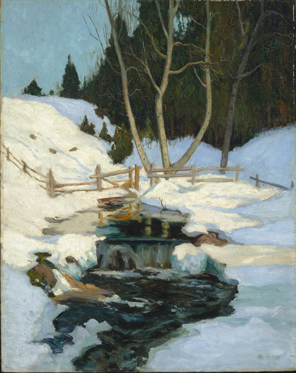 La Fonte des neiges - Maurice Galbraith Cullen