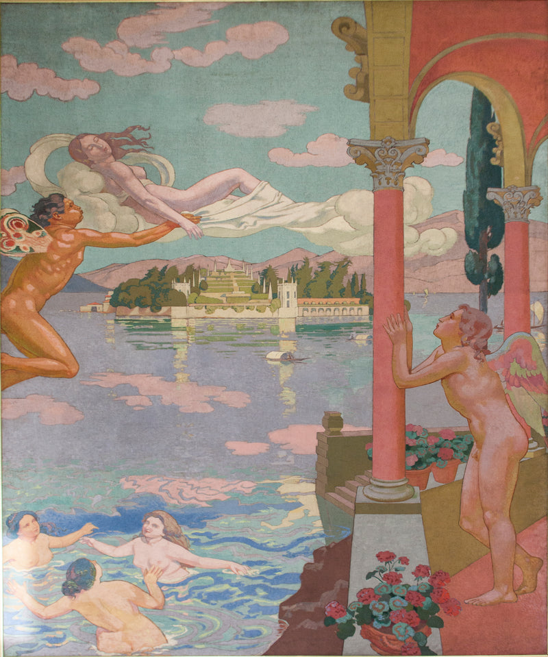 اللوحة الثانية. زيفير، بأمر من الحب، ينقل نفسي إلى جزيرة من الملذات - موريس دينيس