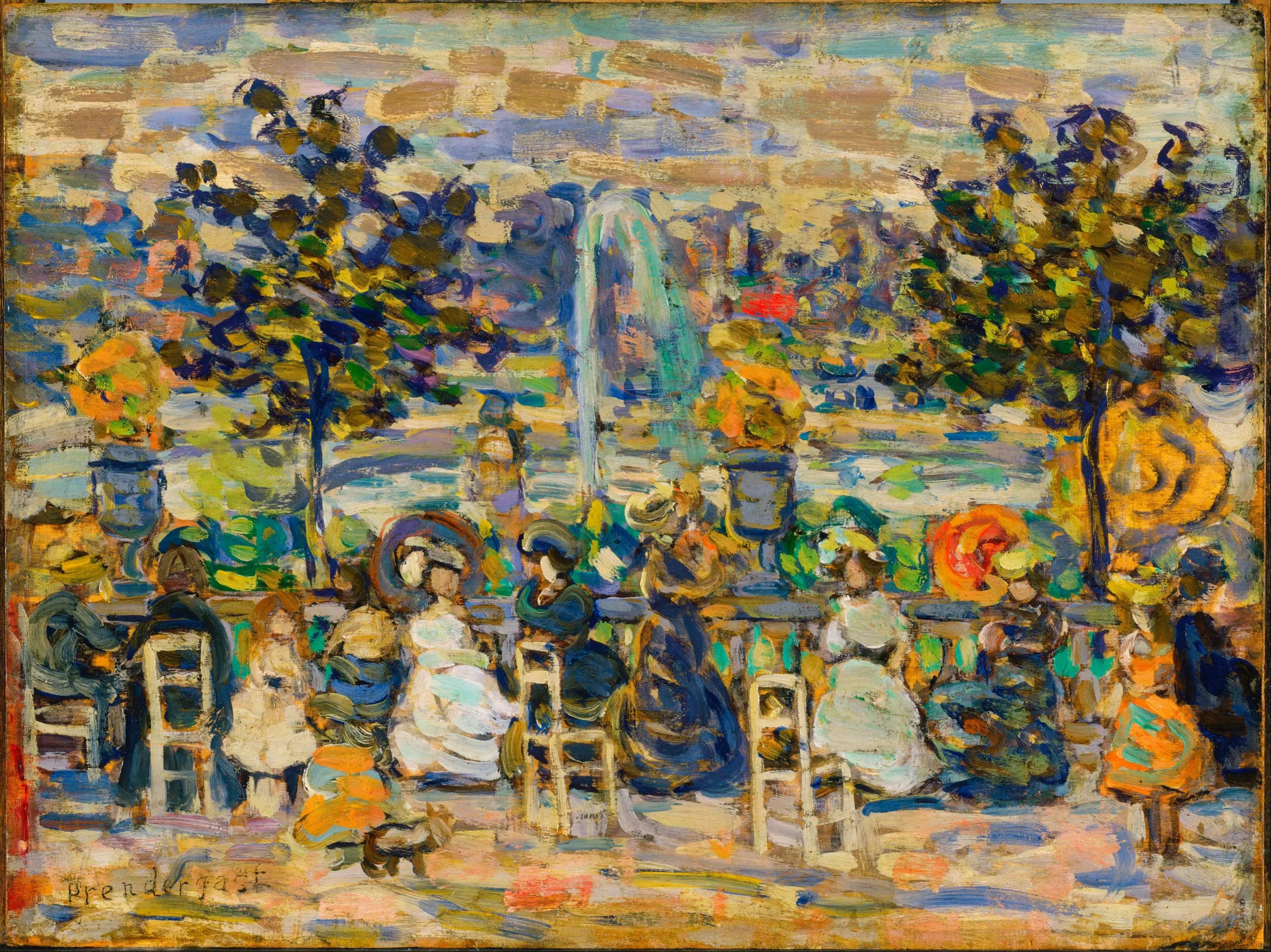 Au Jardin du Luxembourg - Maurice Prendergast - Alpha Reproduction