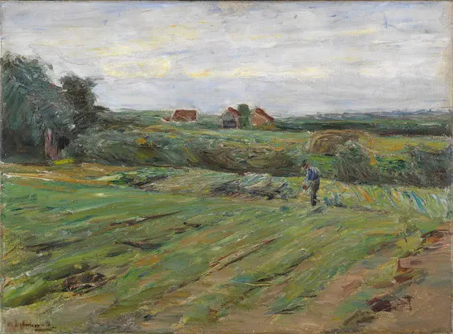 Champ de récolte (Erntefeld) - Max Liebermann - Alpha Reproduction
