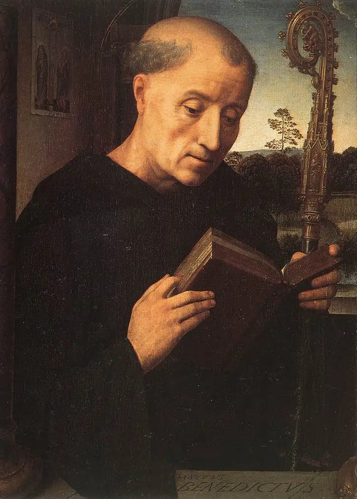 Saint Benoît: Aile gauche - Hans Memling - Alpha Reproduction