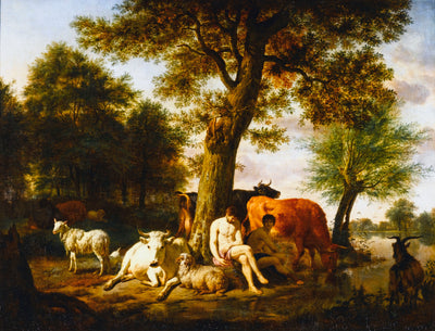 Mercure, Argus et Io - Adriaen van de Velde