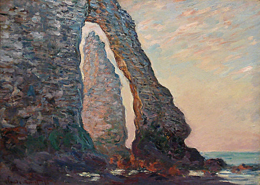 🖼️ الإبرة كما تُرى من خلال بوابة أفال – كلود مونيه (1885–1886)