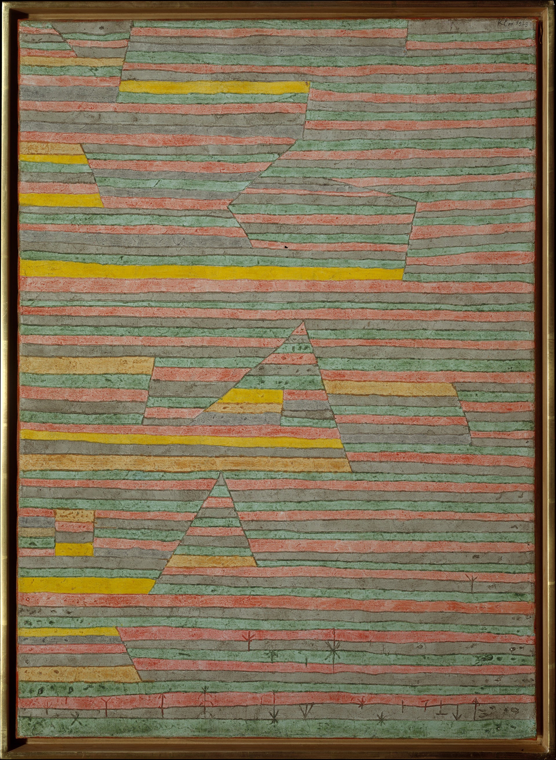 Monuments at G. — Paul Klee