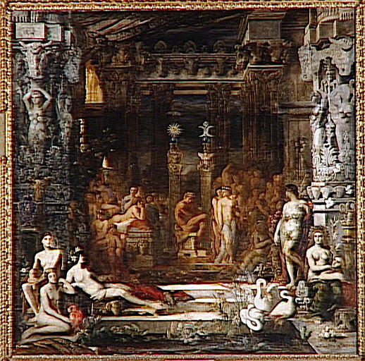 Les Filles de Thespius - Gustave Moreau