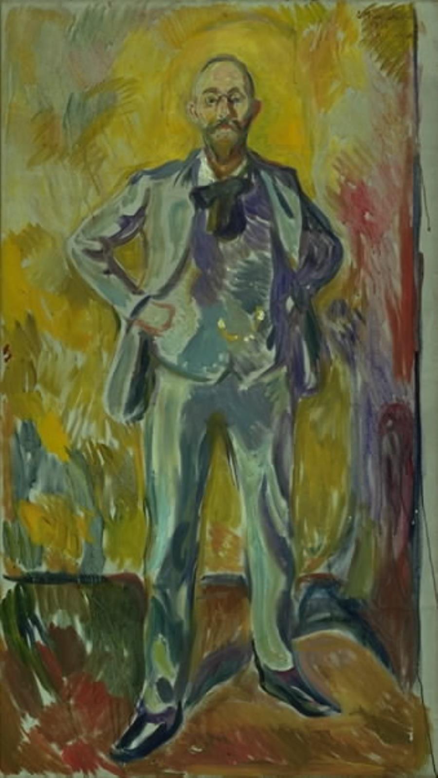 Reproduction du tableau « Daniel Jacobsen - Edvard Munch » par Alpha Reproduction en peinture à l’huile
