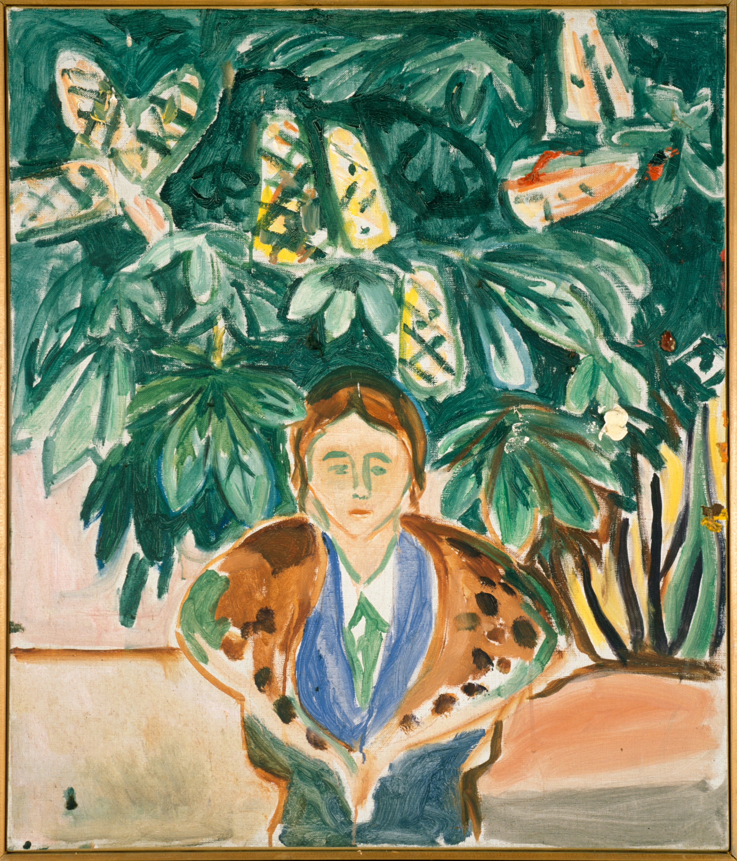 Reproduction du tableau « Sous le châtaignier - Edvard Munch » par Alpha Reproduction en peinture à l’huile