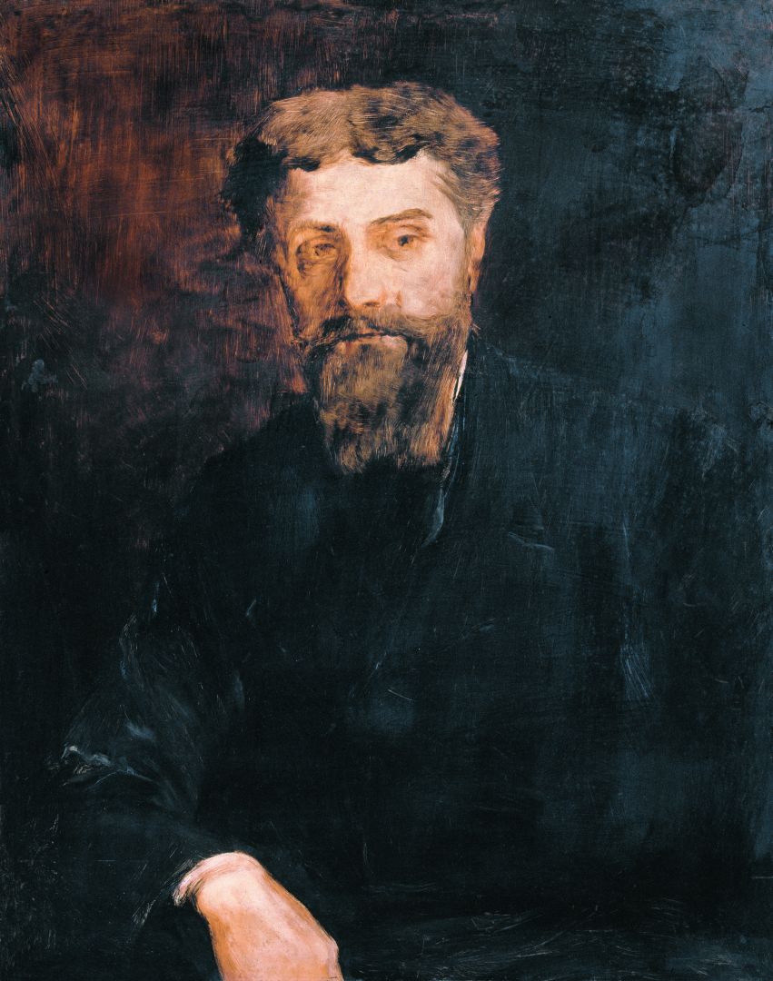 Portrait du médecin Doré (croquis) - Mihály Munkácsy