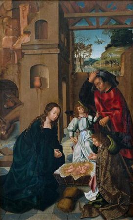 La Nativité du polyptyque de Viseu - Grão Vasco